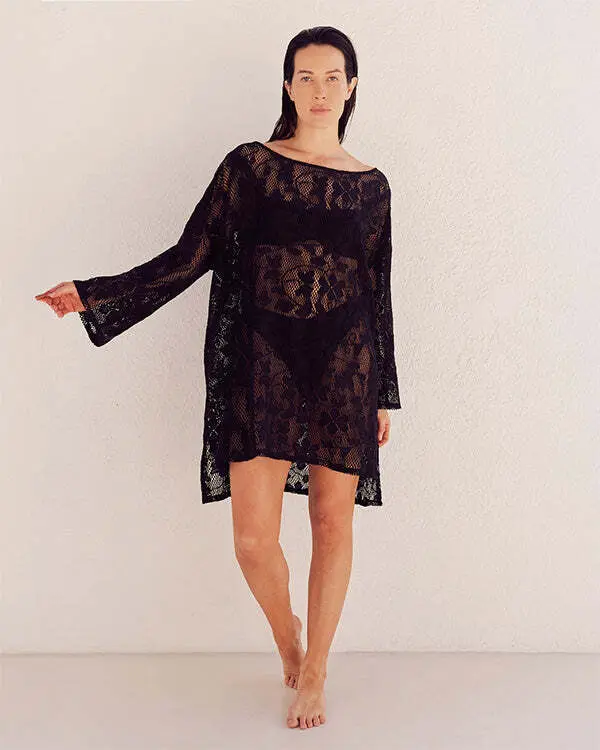 Alternative view of Maya Lace Top | Sand Cloud