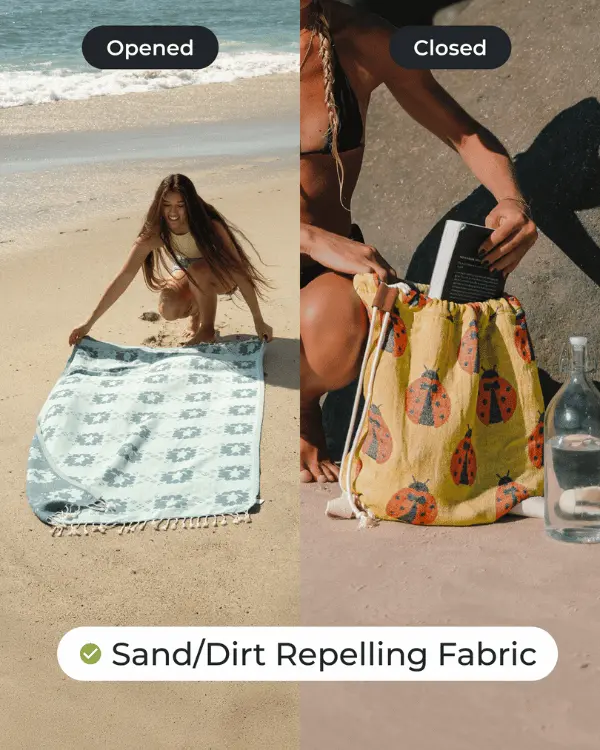 Ice Cream Towel Bag - Natural | Sand Cloud - Image 5