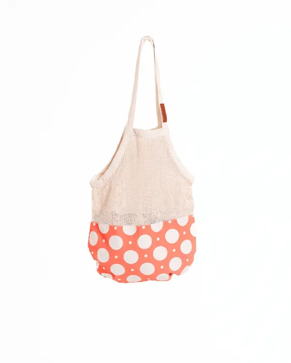 Polka Dot Net Printed Market Bag | Sand Cloud - Image 3