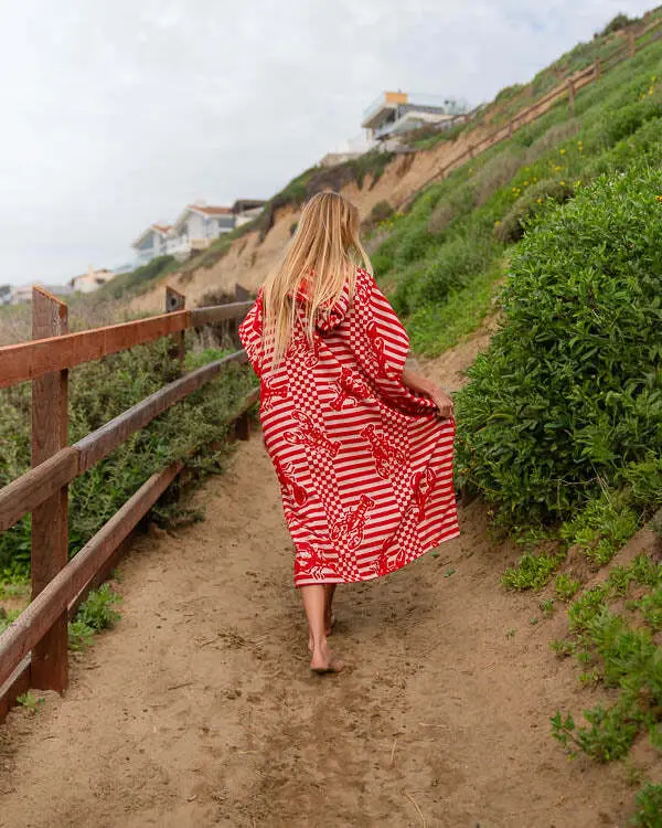 Lobster Hooded Poncho | Sand Cloud - Image 4