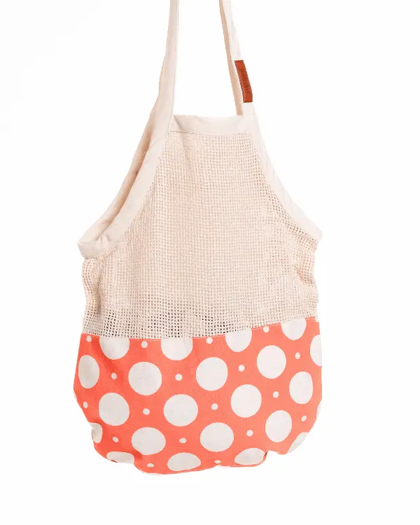 Polka Dot Net Printed Market Bag | Sand Cloud - Image 6