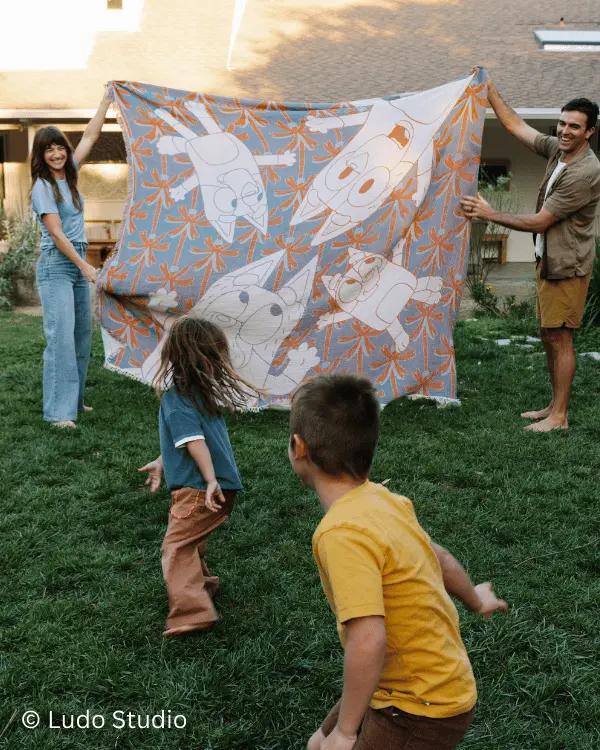 Alternative view of Bluey - PARTY BLANKET | Sand Cloud
