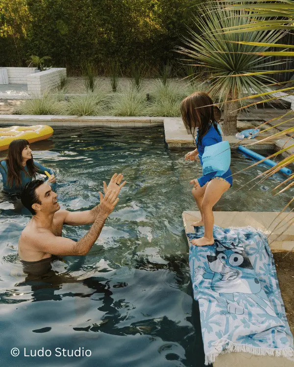 Alternative view of Bluey Kids Towel | Sand Cloud