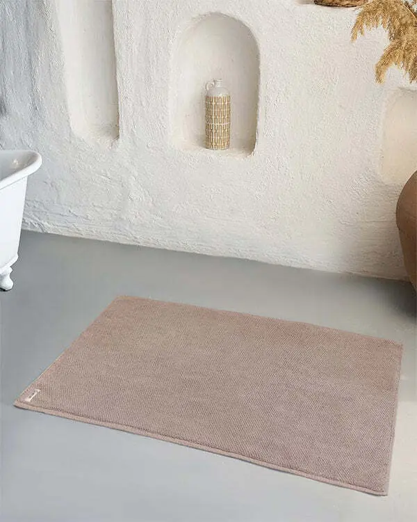 Alternative view of Willow Bath Mat - Warm Taupe | Sand Cloud