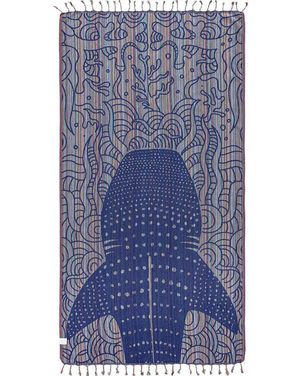 Variegated Whale Shark Navy | Sand Cloud - Image 3