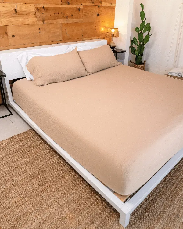 Sonoran Fitted Sheet - Taupe | Sand Cloud - Image 5