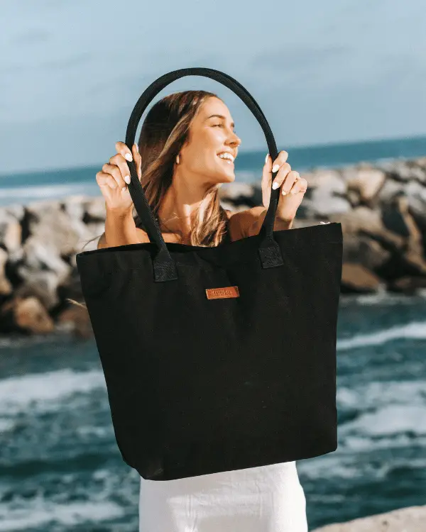 Patnem Beach Tote Black | Sand Cloud - Image 2