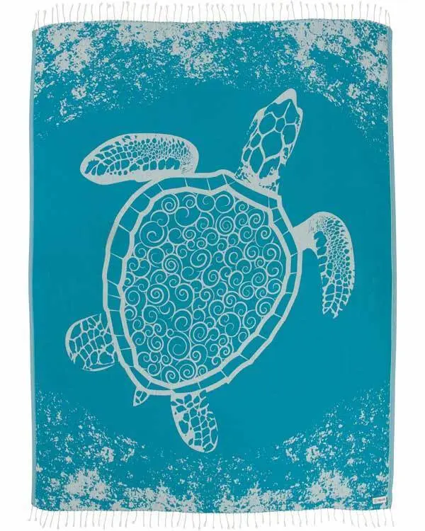 Crush Turtle Teal XL | Sand Cloud