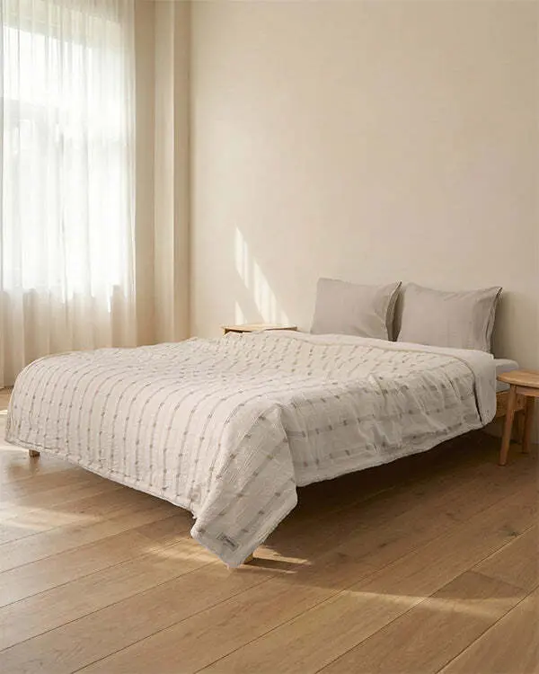 Cozy Texture Plush Blanket - Beige | Sand Cloud - Image 5