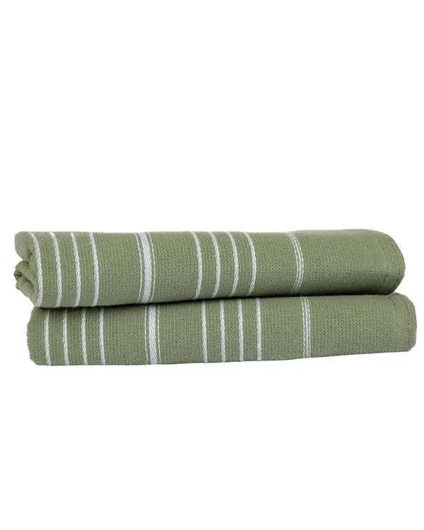 Alternative view of Classic Fringeless Hand Bath Bundle 2 Pack - Hedge Green | Sand Cloud