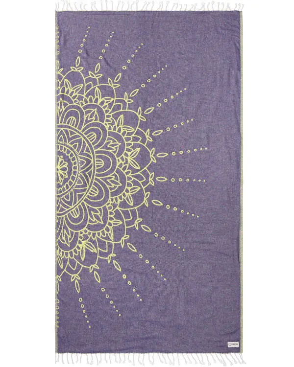 Grape Flower Mandala Beach Towel | Sand Cloud