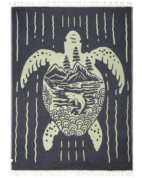 Alternative view of Pacific Ridley Blanket | Sand Cloud