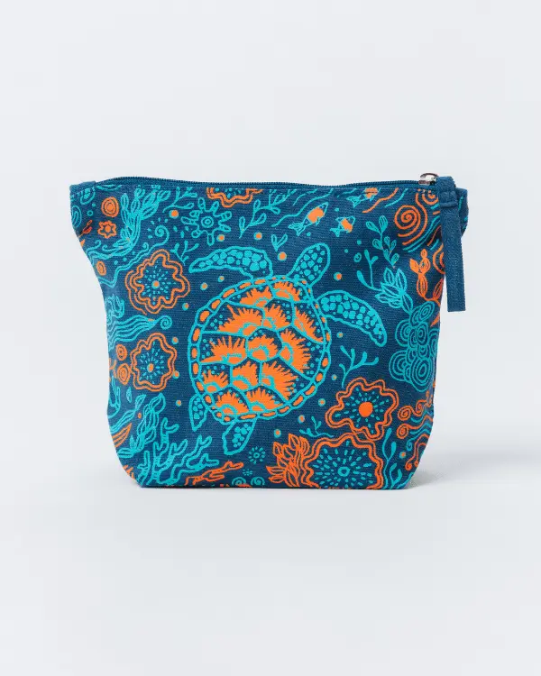 Reef Turtles Zipper Pouch | Sand Cloud - Image 4