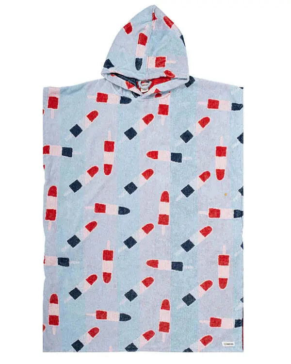 Alternative view of Popsicle Hooded Poncho | Sand Cloud