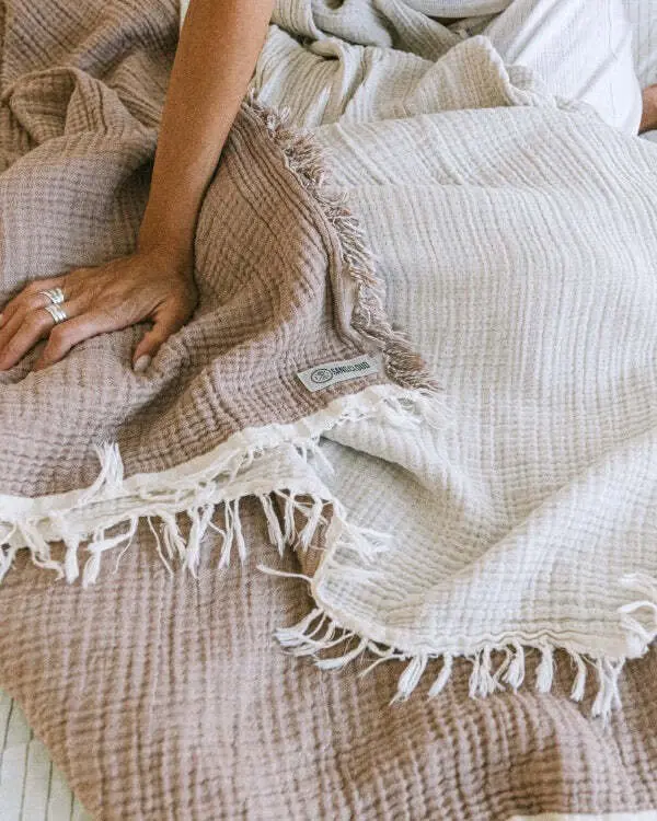 Senna Taupe - PARTY BLANKET - Queen | Sand Cloud - Image 3