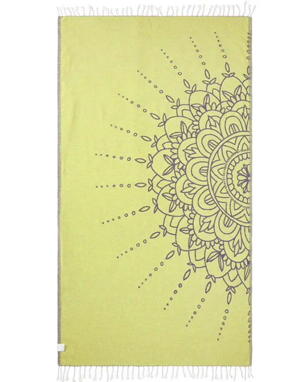 Grape Flower Mandala Beach Towel | Sand Cloud - Image 3