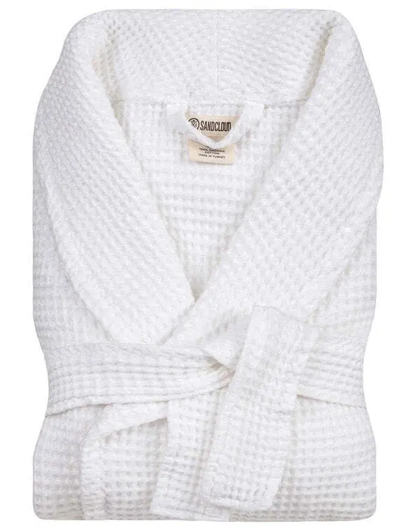 Micro Waffle Robe - Frost White | Sand Cloud - Image 4