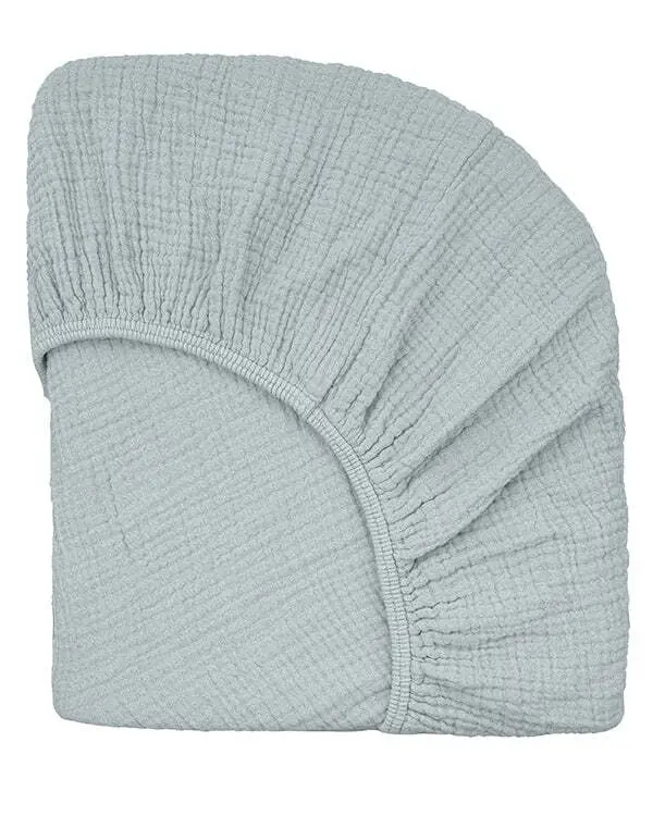 Alternative view of Sonoran Fitted Sheet - Grey | Sand Cloud