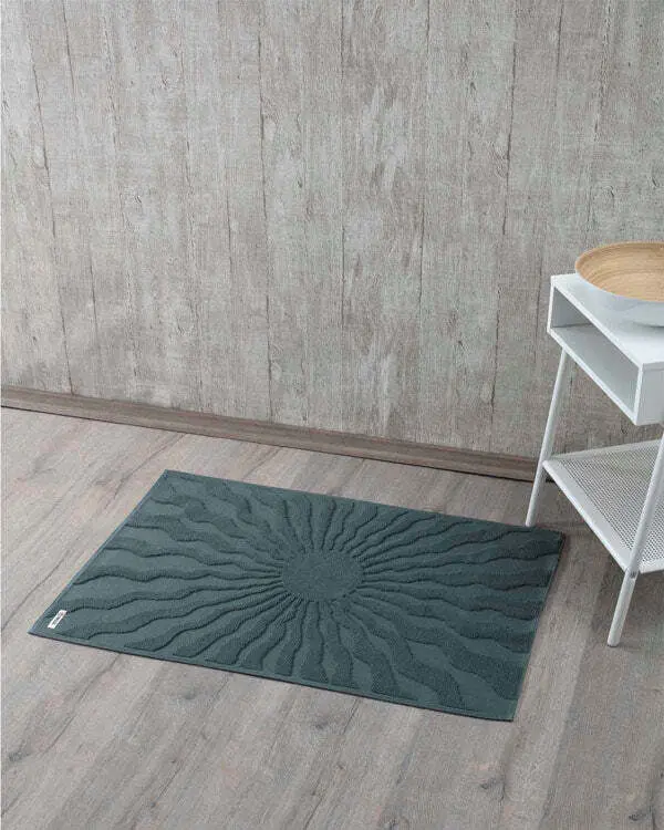 Alternative view of Solis Bath Mat Gray | Sand Cloud