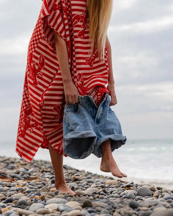 Lobster Hooded Poncho | Sand Cloud - Image 6