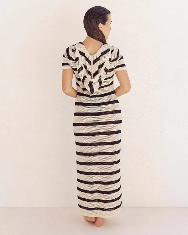 Gappo Hooded Net Dress | Sand Cloud - Image 6